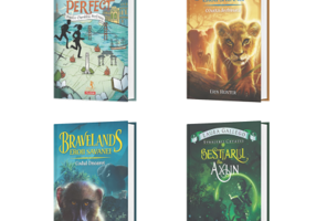 Pachet pentru copii format din 4 titluri Bravelands Eroii savanei. Volumul I - II, Strajerii cetatii. Volumul I. Bestiarul lui Axlin - Laura Gallego