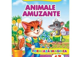 Animale amuzante. Formeaza imaginea