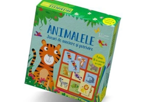 Jocuri de asociere si potrivire. Animalele (Usborne)
