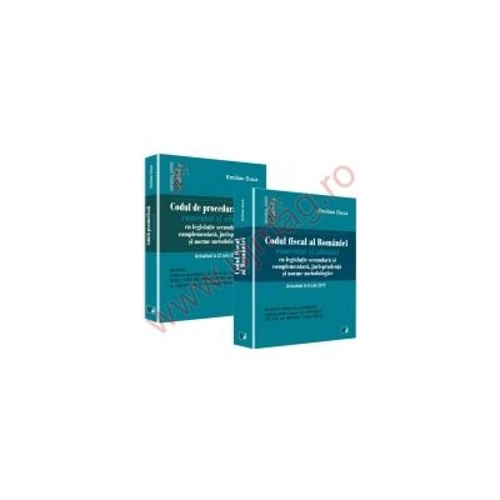 Pachet Codul fiscal si Codul de procedura fiscala ale Romaniei comentate si adnotate