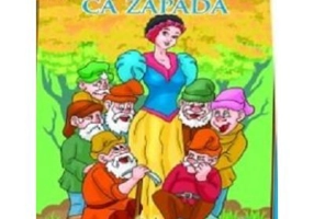 Alba ca Zapada. Carte de colorat si citit