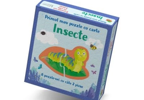 Primul meu puzzle cu carte. Insecte (Usborne)
