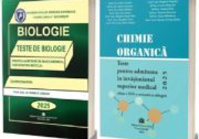 Pachet de teste Chimie organica si Biologie pentru admiterea in invatamantul superior medical 2025