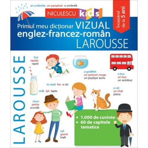 Primul meu dictionar VIZUAL englez-francez-roman