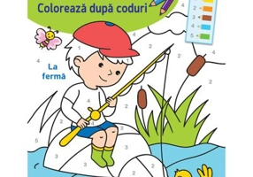 Coloreaza dupa Coduri. La Ferma - Cecile Marbehant
