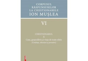 Corpusul raspunsurilor la chestionarele Ion Muslea 6 chestionarul 10. Casa, gospodaria si viata de toate zilele
