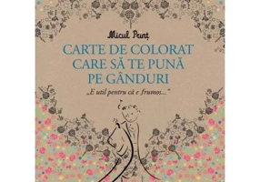 Micul Print. Carte de colorat care sa te puna pe ganduri