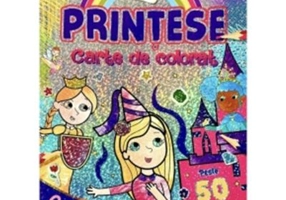 Printese. Carte de colorat cu 50 de abtibilduri