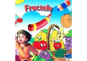 Fructele. Carte de colorat