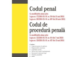 Codul penal. Codul de procedura penala. Editia a 32-a actualizata la 18 februarie 2024