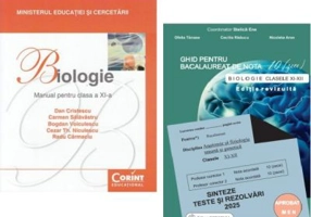 Pachet Admitere Medicina. Biologie. Anatomie si fiziologie umana si genetica 2024 si Manual de biologie pentru clasa a 11-a