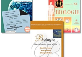 Pachet 3 carti Biologie Bacalaureat 2023 clasele 11-12