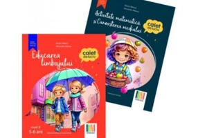 Set 2 Carti Gradinita nivel 5-6 ani