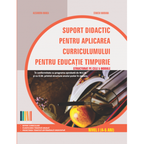 Suport didactic pentru aplicarea curriculumului pentru educatie timpurie. Nivel 1, 4-5 ani