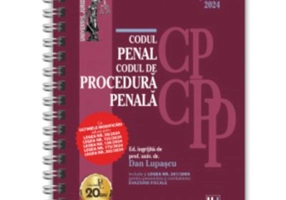 Codul penal si Codul de procedura penala Septembrie 2024. Editie spiralata, tiparita pe hartie alba - Dan Lupascu