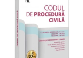 Codul de procedura civila septembrie 2024. Editie tiparita pe hartie alba - Dan Lupascu