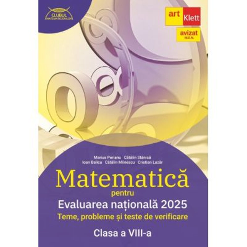 Evaluarea nationala 2024 Matematica. Clasa 8 Clubul matematicienilor