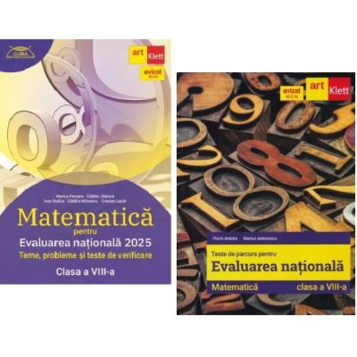 Pachet Evaluarea Nationala 2024 Clasa 8 Matematica. Teste. Clubul matematicienilor