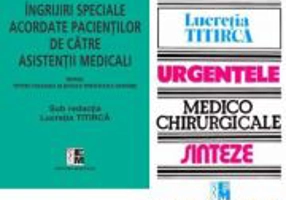 Pachet Ingrijiri speciale acordate pacientilor si Urgentele medico-chirurgicale - Lucretia Titirca