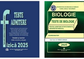 Pachet de teste Biologie si Fizica pentru admiterea in invatamantul superior medical 2024