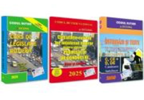 Pachet 2025. Intrebari, teste si legislatie pentru obtinerea permisului de conducere auto. Categoriile C, CE + D, DE