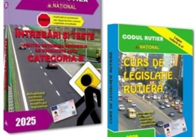 Pachet 2024 Intrebari, teste si legislatie pentru obtinerea permisului de conducere auto, categoria B