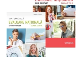 Pachet Limba romana si Matematica Evaluarea Nationala 2024. Ghid complet pentru clasa 8