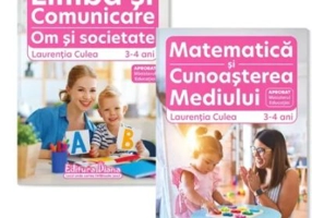 Set 2 caiete, pe domenii, grupa mica 3-4 ani