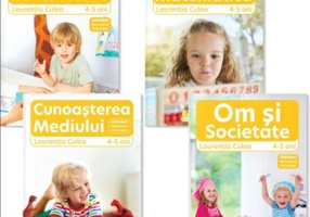 Set 4 caiete educationale pe domenii. Grupa mijlocie 4-5 ani
