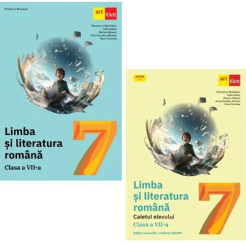Pachet Limba si literatura romana pentru clasa a 7-a manual si caiet, autor Florentina Samihaian