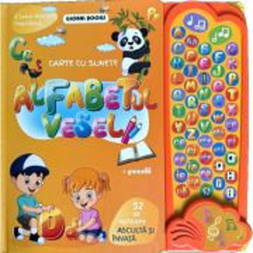 Alfabetul vesel. Carte cu 52 sunete