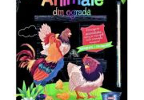 Animale din ograda. Scratch Art