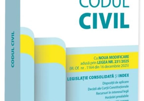 Codul civil: ianuarie 2026 - Paperback brosat - Dan Lupaşcu - Universul Juridic