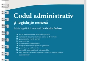 Codul administrativ și legislație conexă. Actualizat la 8 ianuarie 2026 - spiralat - Hardcover - Ovidiu Podaru - Hamangiu