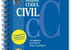 Codul civil Ianuarie 2026 (ediție spiralată) - Hardcover - Dan Lupaşcu - Universul Juridic