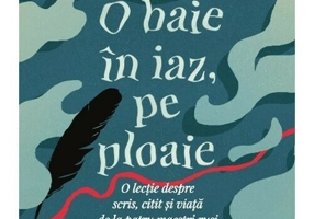 O baie in iaz, pe ploaie