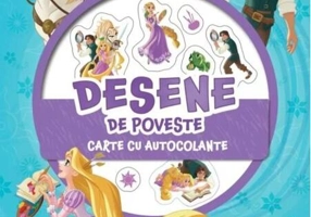 Disney. Prințese. Rapunzel. Desene de poveste. Carte cu autocolante