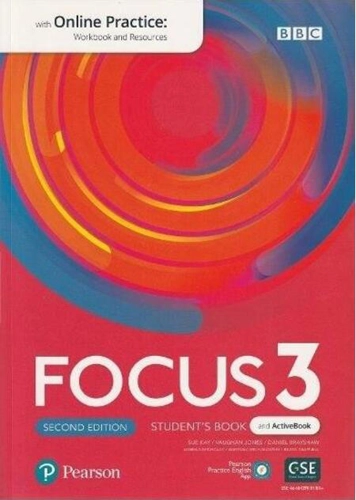 Focus 3 Student's Book and ActiveBook with Online Practice, 2nd edition (B1+)