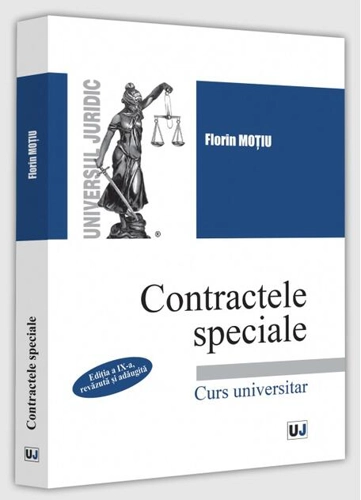 Contractele speciale. Curs universitar