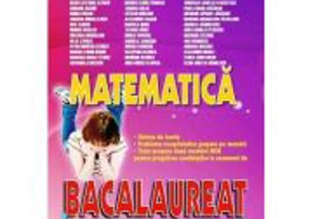 Bacalaureat, Matematica, M-Tehnologic, M-Stiinte ale naturii - Catalin Petru Nicolescu