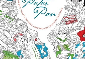 Peter Pan - Carte de colorat minunată, care include un poster detașabil