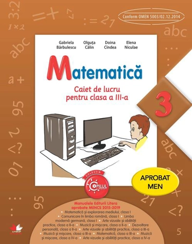 Matematică. Caiet de lucru pentru clasa a III-a