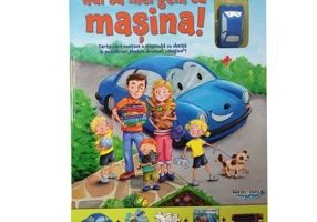 Puzzle Track. Hai să mergem cu mașina! (carte + puzzle magnetic + creioane colorate)
