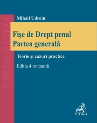 Fișe de Drept penal. Partea generală