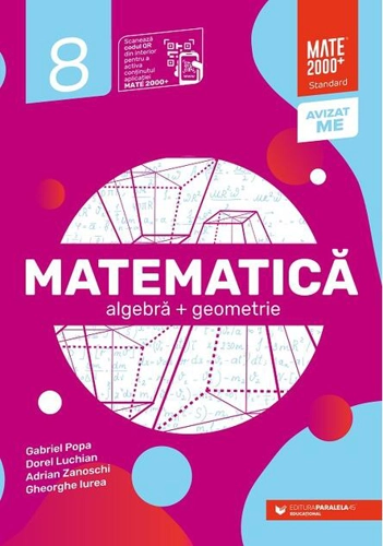 Matematică. Algebră, geometrie. Clasa a VIII-a. Standard
