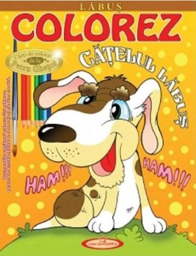 Colorez cățelul Lăbuș